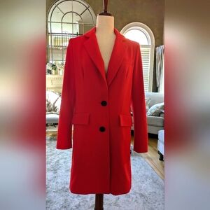 Carolina Belle Montréal Red Blazer Coat